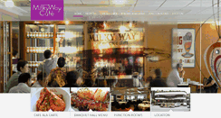 Desktop Screenshot of cafe.milkywayrestaurant.com